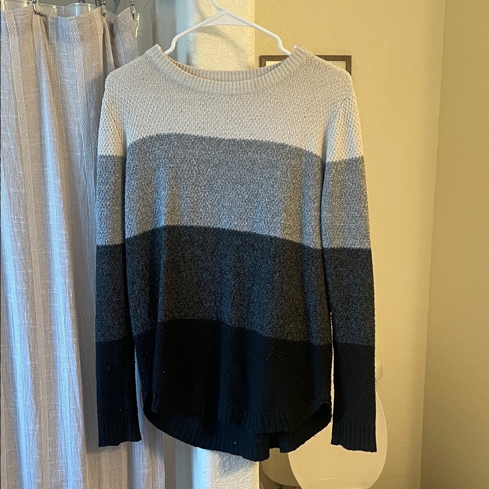Pink Clover Women's Colorblock Sweater - Black, Gray, Cream